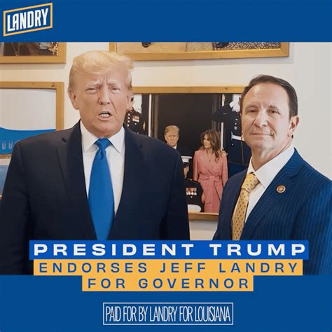 President Trump endorses Attorney General Jeff Landry for Governor | louisianaradionetwork.com