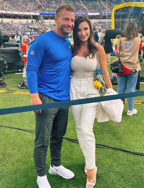 Rams coach Sean McVay, wife Veronika Khomyn expecting baby boy