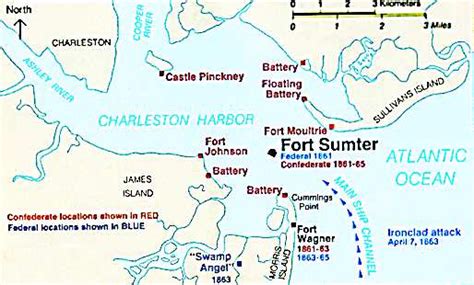 Miniscule Guide to the American Civil War: Civil War Geography: Fort Sumter