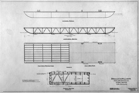 ‎Barge Plans (steel barge) - UWDC - UW-Madison Libraries