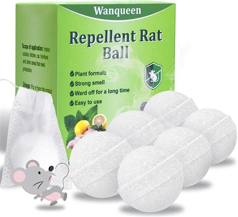 Peppermint Oil Mice Rodent Rat Repellent Ball 6 Pack Pest Insect Control Outdoo | eBay