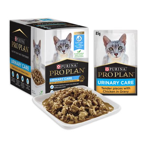 Buy Pro Plan Urinary Tract Health Chicken Gravy Wet Cat Food Pouches ...