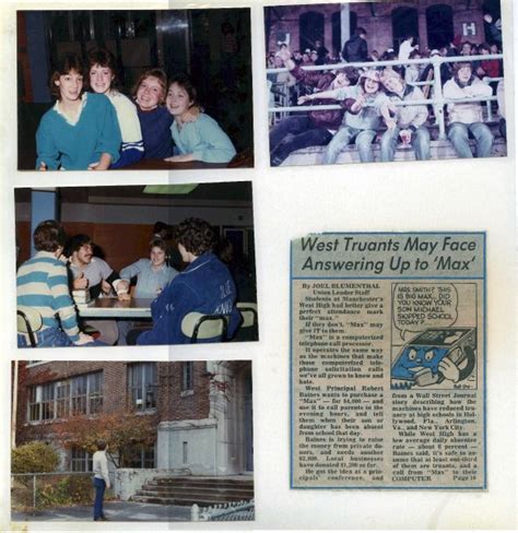 West High School Manchester NH Class of 1985