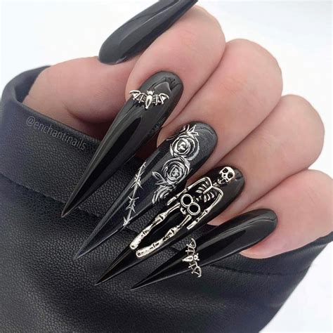 30 Best Goth Nail Designs to Copy in 2024