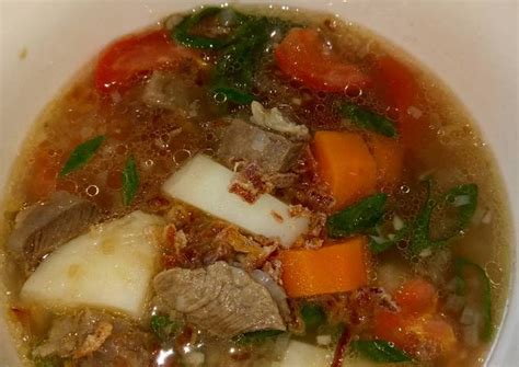 Resep Sop daging bumbu alami oleh Ifa Novianafari - Cookpad