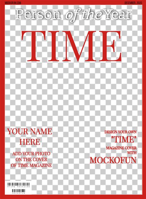 [FREE] Time Magazine Cover Template - MockoFUN