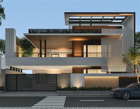 Corner House at Shastri Nagar - Jodhpur on Behance | Small house design ...