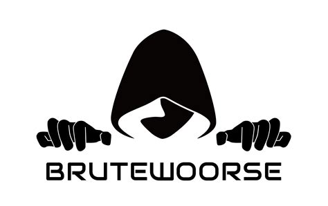 Logo Design for BRUTEWOORE(Hacking Team of Hochschule Darmstadt), Illustrator, FangYi Li ...