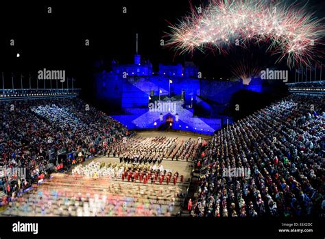 Edinburgh tattoo fireworks hi-res stock photography and images - Alamy