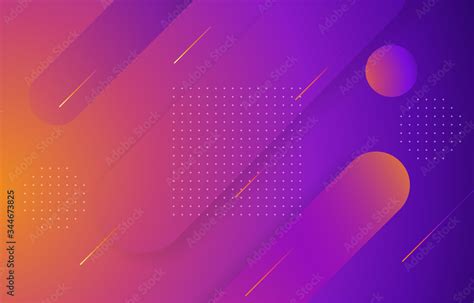 Creative geometric wallpaper for your website hero section. Composition from gradient shapes ...