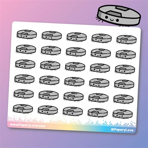 Planner Stickers | Roomba - PaperyLove