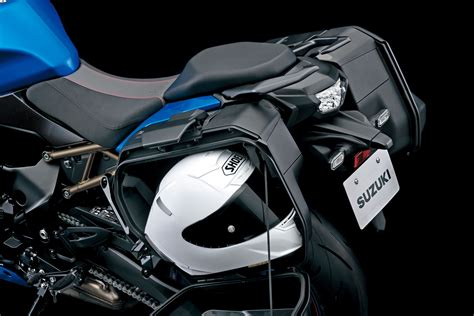 Suzuki GSX-S1000 GT Side Case Set - Metallic Reflective Blue | Suzuki Genuine Accessories | Free ...