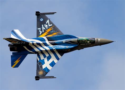 Zeus, Greek Air Force F-16 demo bird at RIAT 15 | Aircraft art, Air fighter, Hellenic air force