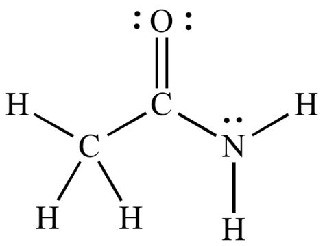 Acetamide Lewis Structure