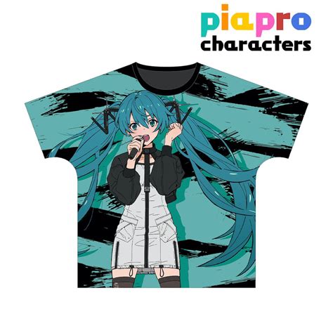 Piapro Characters Hatsune Miku: Band Ver. Unisex Full Graphic T-Shirt - Tokyo Otaku Mode (TOM)