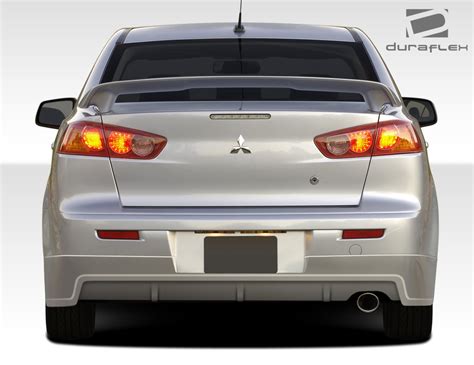 2008 Mitsubishi Lancer 4DR Fiberglass+ Rear Lip/Add On Body Kit - 2008 ...