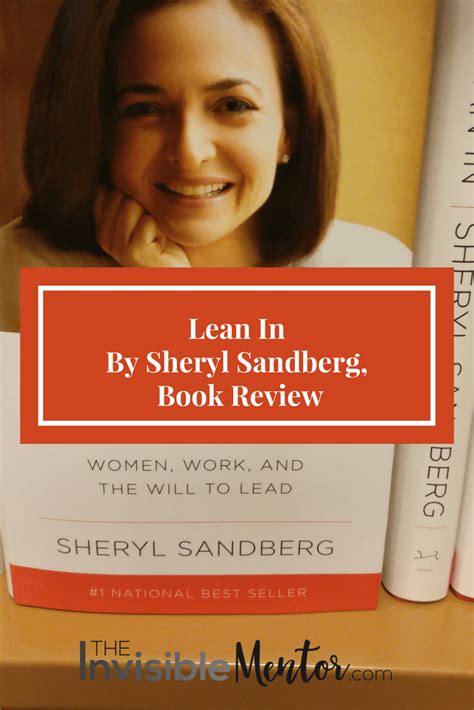 Lean In by Sheryl Sandberg, a Book Review - The Invisible Mentor