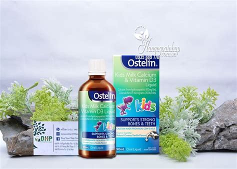 Ostelin Kids Milk Calcium & Vitamin D3 Liquid 90ml của Úc