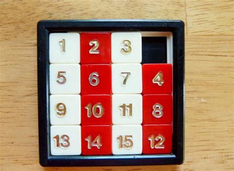 Vingtage Drueke's 15 Number Slider Puzzle