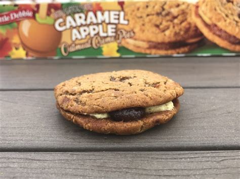 REVIEW: Little Debbie Caramel Apple Oatmeal Creme Pies - Junk Banter