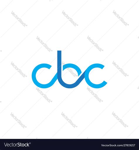 Cbc letter logo design Royalty Free Vector Image