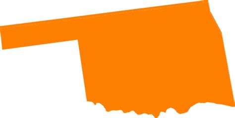 Oklahoma - Orange Clip Art at Clker.com - vector clip art online ...