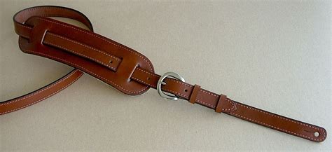 Vintage Plain Model Leather Guitar Strap « El Dorado Leather Guitar ...