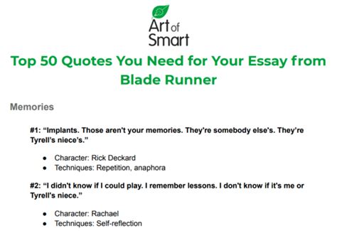 Blade Runner | 50 Important Quotes from the Film