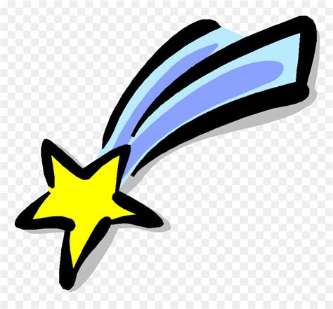 Falling Star Clip Art - Cartoon Clipart Shooting Star, HD Png Download ...