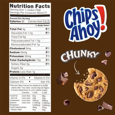 Chips Ahoy Chunky Nutrition Facts | Besto Blog