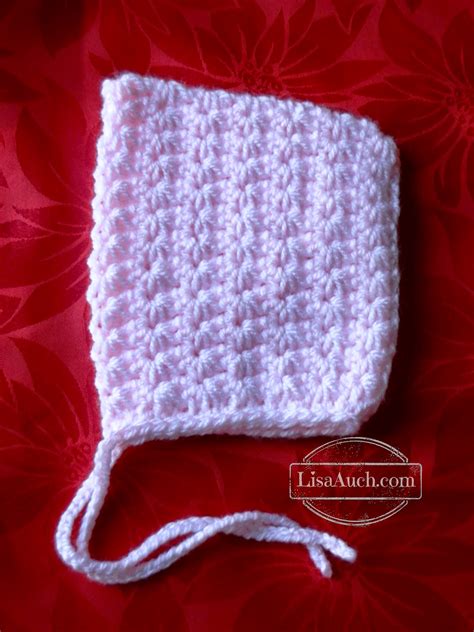 Free Crochet Patterns for Baby Bonnets – LisaAuch