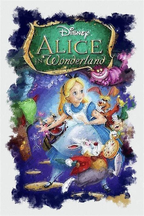 Movie Alice In Wonderland 1951 Digital Art by Garett Harold | Pixels