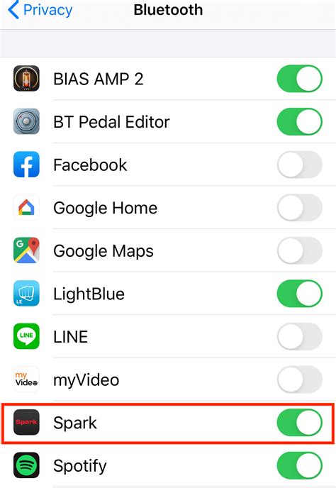 Pairing Spark Amp with Your iPhone/iPad via Bluetooth – Help Center