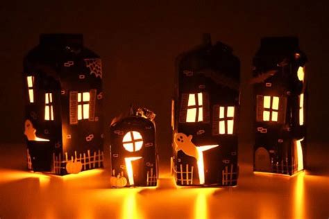 Haunted House Craft for Kids | Milk Carton Haunted House