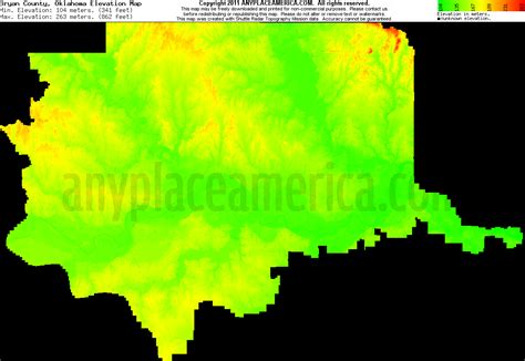 Free Bryan County, Oklahoma Topo Maps & Elevations