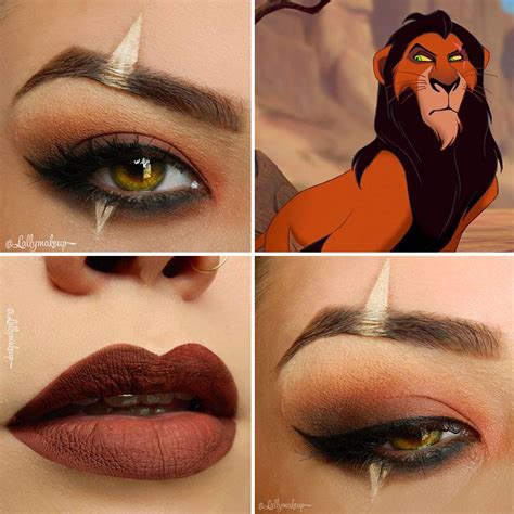 Scar (The Lion King) | Disney princess makeup, Disney inspired makeup, Princess makeup