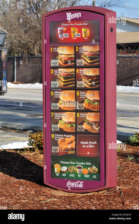 Drive thru menu board hi-res stock photography and images - Alamy