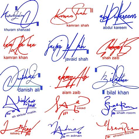 جن کا سگنیچر اس لسٹ میں نہیں ہے وہ... - Likhari Signature