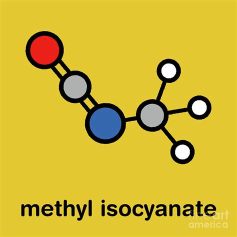 Methyl Isocyanate Toxic Molecule Photograph by Molekuul/science Photo ...