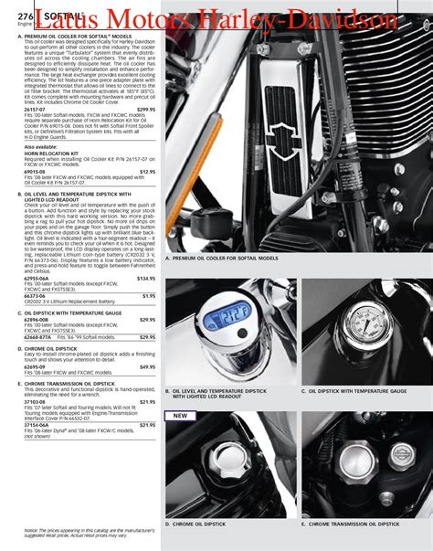 Harley-Davidson Softail® Parts and Accessories Catalog by Harley ...