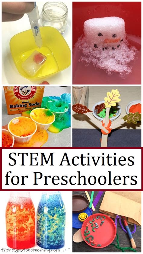 STEM Activities for Preschoolers | There's Just One Mommy