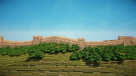 The Great Wall Of China Minecraft Map