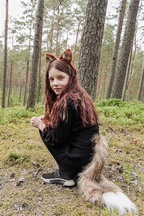 Fox Fur Tail and Ears - Divendi - Handmade costumes for everyone