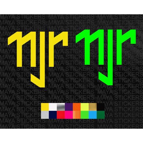 NJR Neymar logo sticker in custom colors and sizes