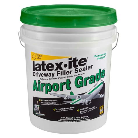 Latex-ite 4.75 Gal. Airport Grade Driveway Filler Sealer-73066 - The ...