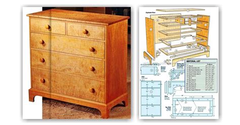 Shaker Dresser Plans • WoodArchivist