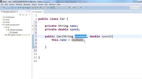 Java Programming 1 - Creating a Class and Instantiating it in another class - YouTube