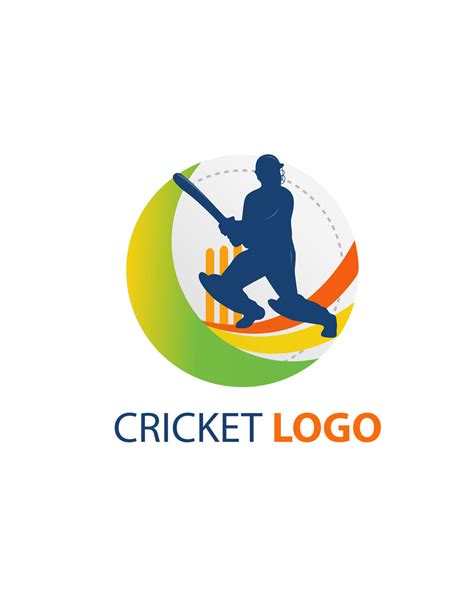 cricket vector logo templates