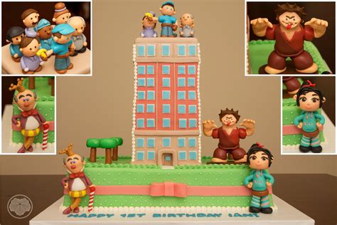 Wreck it Ralph cake from a scene from the movie with the addition of ...