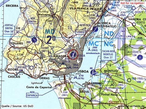 Lisbon Portela Airport Map